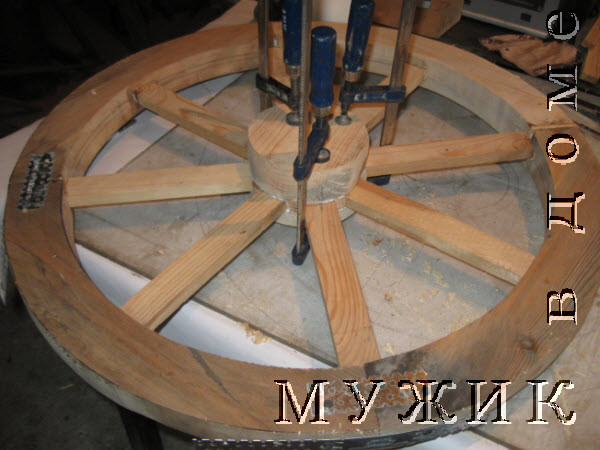 изготовление деревянных колес для телеги